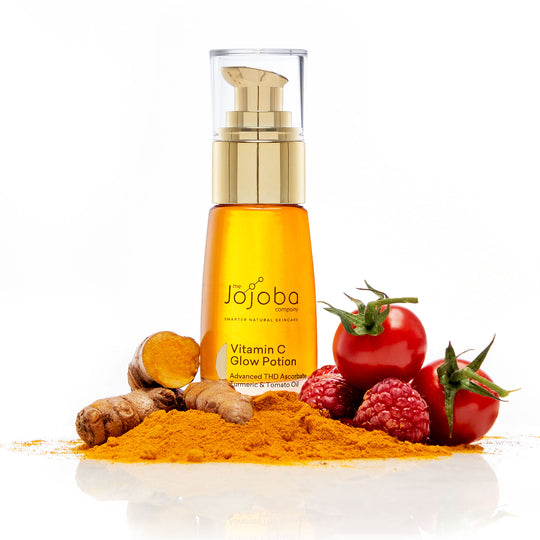 Vitamin C Glow Potion with ingredients